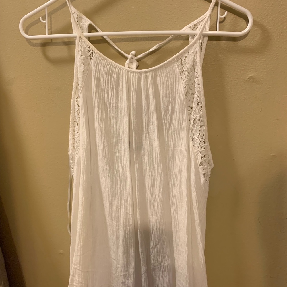 White tank top